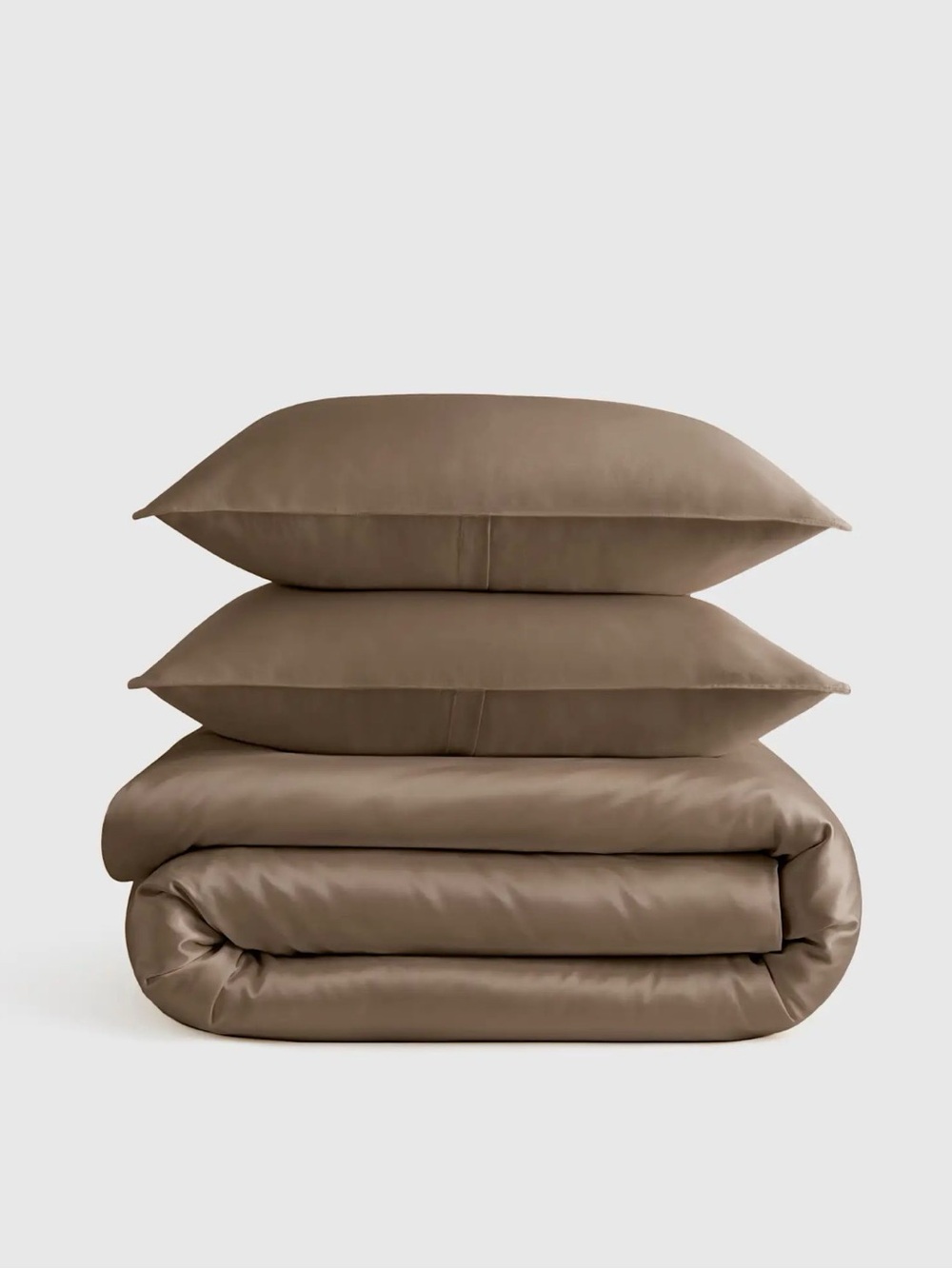 Quince Twin Duvet Cover Set - Walnut